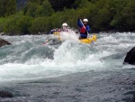 Jarn tn v Korutanech - rafting na Mllu, Gailu, a Lieseru, Jarn slunko nm doplo dostatek vody. Pedevm hlubok dol a peeje Gailu vechny doslova uchvtily. - fotografie 12