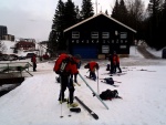 Zkladn KURZ SKIALPINISMU, Poas vypadalo strali, ale nakonec se z toho vyvinula ndhern akcika s pardnm poasm. Nedln krusta, byla pn hust.. - fotografie 44