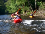 KAJAKOVÁ ŠKOLA NA JIZEŘE květen 2011, Jasně, kajak je In! Kajak letí - pojedte se také svézt na této vlně! Nádherný víkend, krásná voda a jako bonus sjezd Kamenice. Parádní víkend. - fotografie 64