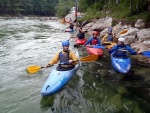KAJAK KEMP SALZA 2010, Parádní posun v technice jízdy, skvělý počasí a rozmanitá voda. Všichni si to myslím užili dosytosti. - fotografie 31