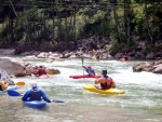 KAJAK KEMP SALZA 2010, Parádní posun v technice jízdy, skvělý počasí a rozmanitá voda. Všichni si to myslím užili dosytosti. - fotografie 163