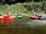 KAJAKOVÁ ŠKOLA HORNÍ JIZERA, Perfektní a pohodový tým padlerů :-) Škoda že nevyšla předpověd ohledně deště a tak jsme jen hoblovali Kamenici a Jizeru a pilovali techniku. Nezbývá mi než všechny účastníky pochválit. Mára - fotografie 31