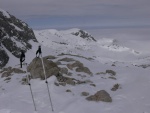 DACHSTEIN SKIALP - PRO OPRAVDOVÉ DÁMY, Počasí strašilo a vypadalo, že nebude nic moc, ale nakonec jsme si to myslím všichni dost užili, včetně ochotného Richarda (jeden z nejlepších chatařů co znám). - fotografie 44