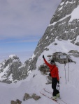 DACHSTEIN SKIALP - PRO OPRAVDOVÉ DÁMY, Počasí strašilo a vypadalo, že nebude nic moc, ale nakonec jsme si to myslím všichni dost užili, včetně ochotného Richarda (jeden z nejlepších chatařů co znám). - fotografie 67