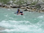 Perly alpskch ek - kvten 2006, Jeden z nejoblbenjch raftovch zjezd do Rakouska a Slovinska opt nezklamal. Krsn poas, tuln kemp a tyrkysov, kilov ist voda s kulisou vpencovch tt Alp. - fotografie 230
