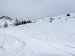 SKIALP ARNA RIEDINGTAL, Krsn zima jako v pohdce, jen kdyby v sobotu tolik nefielo. A stejn jsme dali vrchol. A nedln tra na praanovou louku za bezvt a dobr viditelnosti byla za odmnu. - fotografie 20