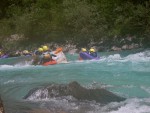 RAFTING, CANYONING a HYDROSPEED v Julskch Alpch, Poasko, stejn jako parta bylo super. Vody akort a zitk milion. Prost bjen kombinace. - fotografie 95
